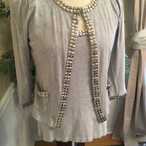 INC two piece top